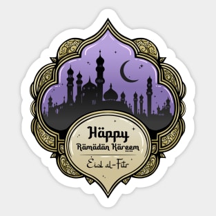 Eid Al Fitr Islamic Mosque Mubarak Sticker